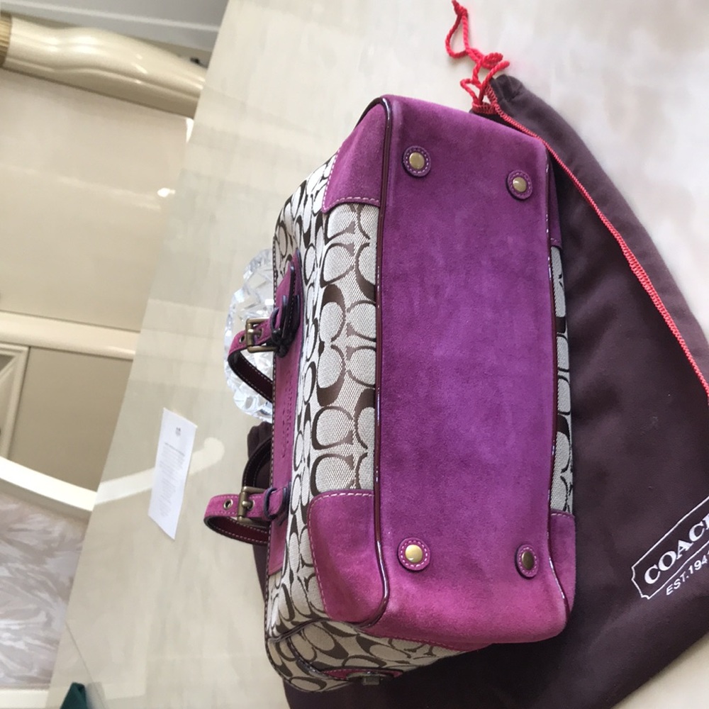 Coach bag with protective bag - Picture 4 of 11